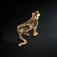 thumbnail image 2 of Broche vintage con diseño de leopardo con detalles de strass, 2 of 3