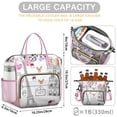 thumbnail image 5 of Paris Roomy Insulated Lunch Bags Large Lunch Box for Office EmployeesStylish & Functional Large Tote Adult Lunch Box for PostGym Meals, 5 of 7
