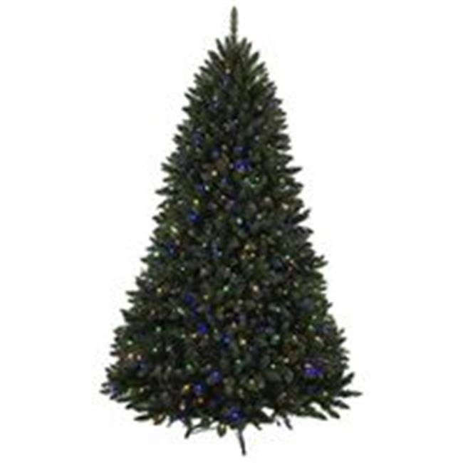 Santas Forest 3696143 7.5 ft. Prelit Fir Hinged Artificial Christmas