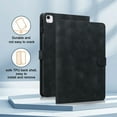 thumbnail image 2 of GSFY Case for 2024 iPad Air 11 Inch M2, PU Leather Magnetic Closure Folio Stand Cover Multiple Viewing Angles for iPad Air 11 6th/ iPad Air 10.9 4th &5th/ iPad Pro 11 (2018-2022), Black Bloom, 2 of 8