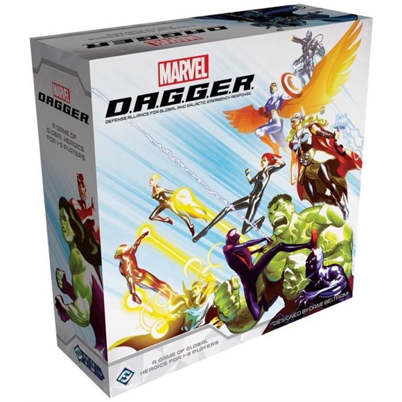 Marvel D.A.G.G.E.R. 1-5 players, ages 12+, 180 minutes
