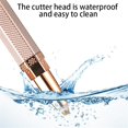 thumbnail image 4 of CHOK Eyebrow Trimmer Facial Epilator Eyebrow Shaver USB Portable Rechargeable for Face Peach Fluff Lips Body Chin Arms  Facial Hair Remover Nose Hair Razor Mini Bikini Razor Precise Shape, 4 of 9