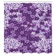 thumbnail image 3 of Ambesonne Spring Shower Curtain, Spring Romantic Meadow, 69"Wx84"L, Purple White, 3 of 5