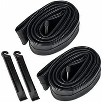 2 pack  26"x1.75/2.125 Bicycle Tube Chrader Valve with 2 Tire Levers, Inner Tube for Road/MTB Bike (2 of One Size)