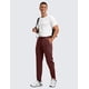 thumbnail image 3 of Pantalones Deportivos CRZ YOGA 30" Ajuste Slim Elásticos Rojo Oscuro XL, 3 of 5