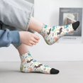 thumbnail image 5 of Bingfone Easter Rabbit Design Patterned Men's Women's Casual Cotton Socks, 5 of 5