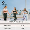 thumbnail image 2 of COOPLUS Women's Athletic Ankle Socks Women's Sock Size 7-9 Female Cushioned Color Socks 6 Pairs, 2 of 8