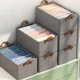 thumbnail image 2 of Caja de almacenamiento de ropa, cajón plegable, organizador de ropa, pantalones, cesta de almacenamiento portátil de gran capacidad, 2 of 5