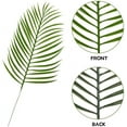 thumbnail image 4 of 12 Pcs Artificial Palm Leaves Tropical Plants Palm Fronds Faux Palm Leaves with Stem Fake Large Palm Leaves for Tropical Jungle Green Leaves Party Decorations, 4 of 5