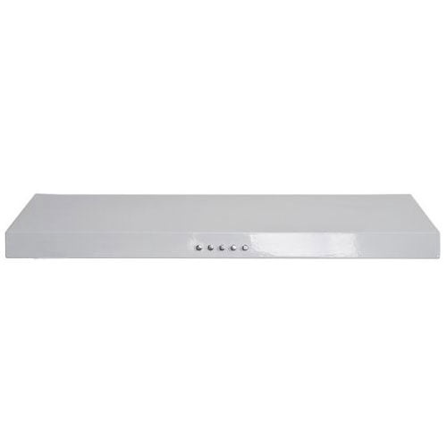 Turin Swift 30” Under Cabinet Range Hood in White Stainless Steel