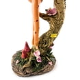 thumbnail image 3 of Ain’t It Nice Fairy Figurine Green with Clear Wings and Patterned Socks Enjoying Nature Surrounded by Flowers Collectible Fairy Statue Fantasy Décor Sculpture, 6.5(L) X 2.75(W) X 8(H) Inches, 3 of 5