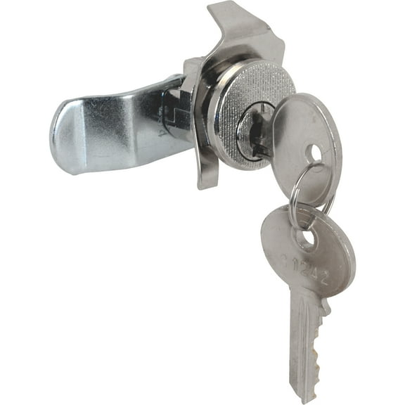 Mail Box Lock, Bommer, 5-in, Nickel Plated