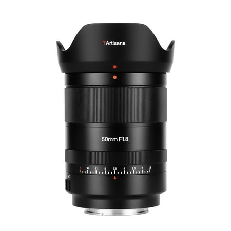 7artisans AF 50mm F1.8 Camera Lens for Sony E Mount, Full Frame, Large Aperture, Prime, STM Auto Manual Focus Camera Lens, Face/Eye Auto Focus, for Portraiture/Street Photography/Humanistic Subjects