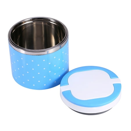 HERCHR Lunch Box, 600ml Stainless Steel Insulation Thermo Thermal Lunch Box Food Container
