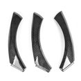 thumbnail image 5 of 6 piezas de manija de puerta interior de coche de fibra de carbono, manija de repuesto para panel de agarre, para E90 E91 Serie 3 20, 5 of 5