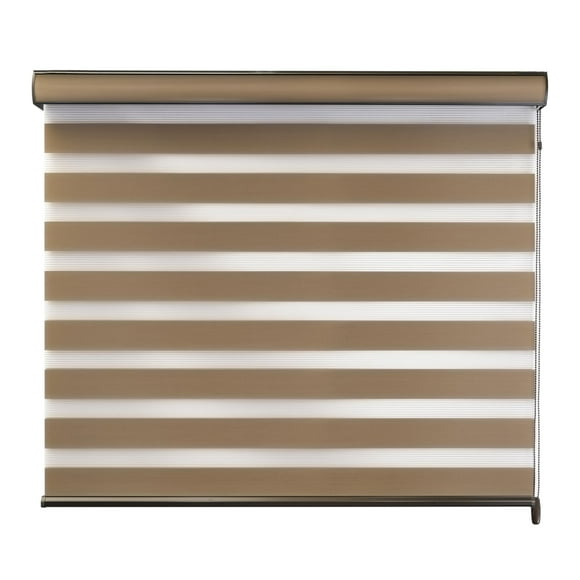 Persiana para Ventana Decoking Sheer Elegance Enrollable Horizontal 200cm ancho x 240cm alto Coffee
