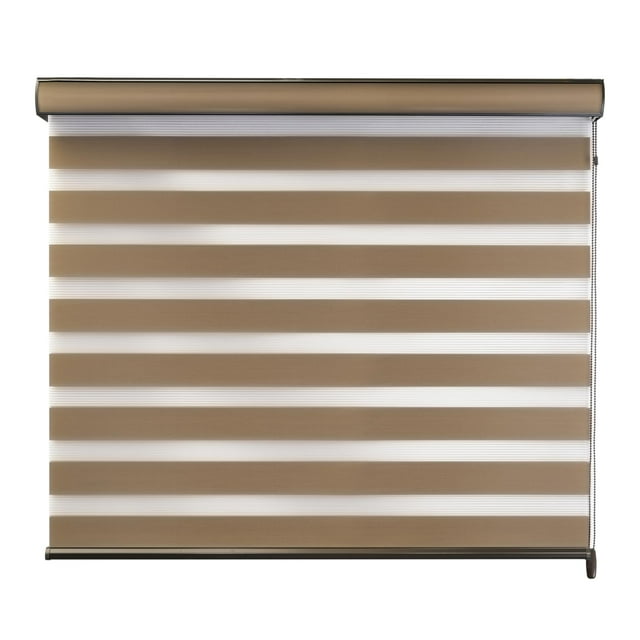 Persiana para Ventana Decoking Sheer Elegance Enrollable Horizontal 200cm ancho x 240cm alto Coffee