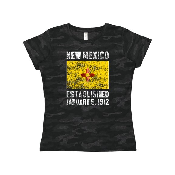 Inktastic Established January 6, 1912 New Mexico Flag Women's T-Shirt