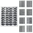 thumbnail image 4 of Lomubue 20 Pairs Natural Thick False Eyelashes 6D Faux Mink Hair Lashes Makeup Tools, 4 of 10