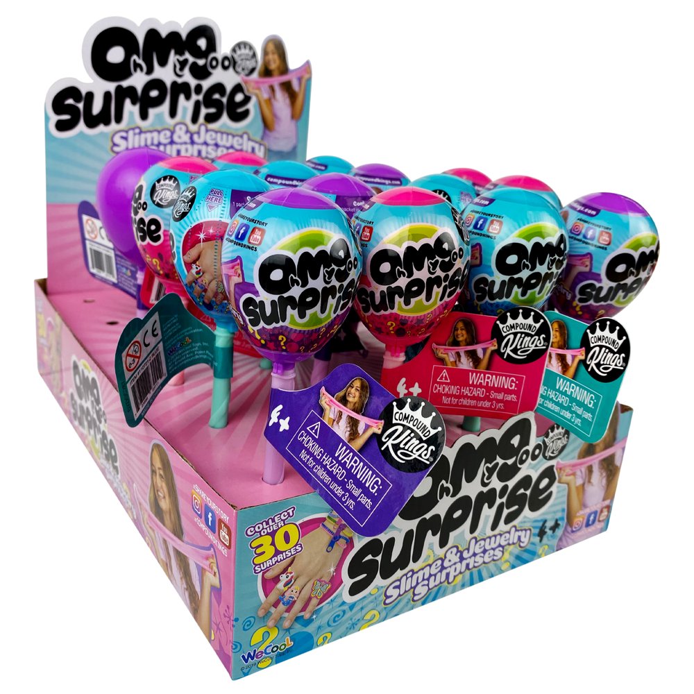 Compound Kings OMG Single Assorted Slime Hard Shell Balloons (Styles May Vary)