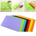 thumbnail image 3 of 40X30cm Silicone Table Mats Non-Slip Foldable for Camping Table Home Kitchen Green, 3 of 9