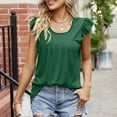 thumbnail image 6 of Beach Vacation Clothes for Women Cropped Thick Strap Top Boys Undershirts X Curved Top Camisole with Bra Bra plus Camisole with Padded for Women Cute Tops Juniors Crop Tops Big Girls Green L, 6 of 7