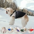 thumbnail image 5 of Pet Dog Coat with Harness Winter Dog Coat Fleece Dog Jacket Waterproof Zipper Dog Jacket Puppy Small Dog Clothes Dog Coat, 5 of 7