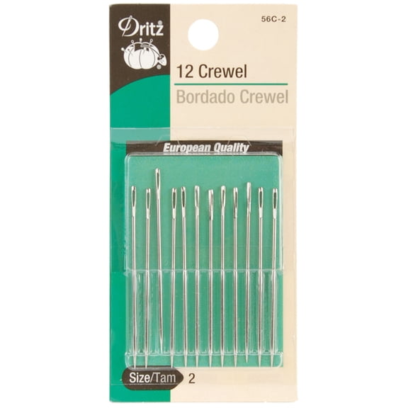Crewel Hand Needles-Size 2 12/Pkg