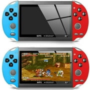 Handheld Game Console X7 Built in 1000 Games, 4.1 inch Video Game Players Double Rocker 8GB Memory Support TV Output