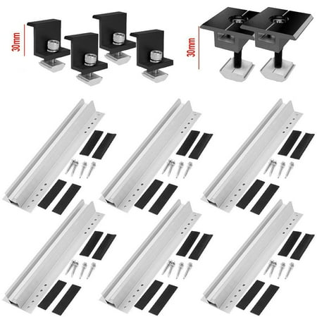 

Solar Modules Pv Bracket Trapezoidal Sheet Flat Roof Aluminium Mounting Rail