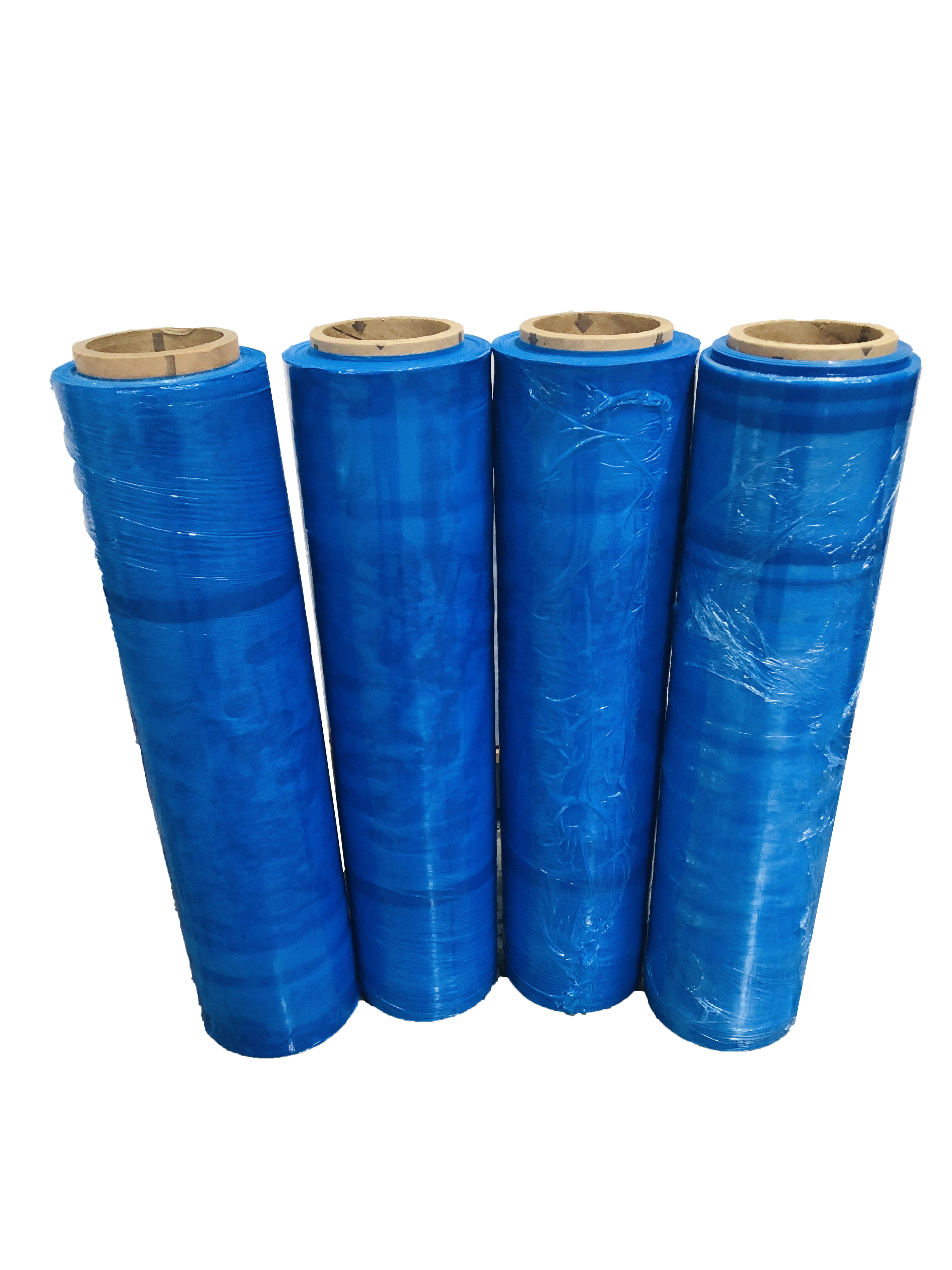 Movers Stretch Wrap Blue Hand Bundling Plastic Film 20 Inch x 1000 Feet 4 Rolls