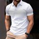 thumbnail image 4 of Camisas de Manga Larga para Hombres Suéter Cremallera Impresión Solapa Cuello, Blusa Casual para el Invierno, 4 of 6