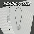 thumbnail image 2 of MELIVO Bike Lock,19.69" Bike Lock For Kids,Cable Bicycle Lock Bike Lock Cable,Silver, 2 of 7