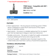 thumbnail image 2 of TPMS Sensor - Compatible with 2007 - 2008 Audi RS4, 2 of 2