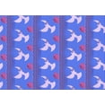thumbnail image 1 of Ahgly Company Machine Washable Indoor Rectangle Transitional Sky Blue Area Rugs, 3' x 5', 1 of 7