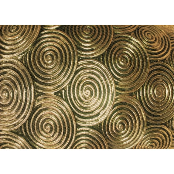 Ahgly Company Indoor Rectangle Patterned Bakers Brown Area Rugs, 2' x 4'