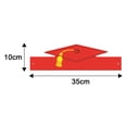 thumbnail image 2 of CSChome Paper Hats 5 Pcs Doctor Hats Unisex 3D Disposable Adjustable Size Graduation Party Photo Prop Graduation Ceremony Bachelor Headband, 2 of 6