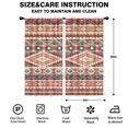 thumbnail image 2 of Blackout Kids Curtains,Boho Red Southwestern Ethnic Pattern Childrens Insulated Curtains Set Of 2,Bedroom Essentials,Toddler Room Decor 42x84in(106x213cm), 2 of 5