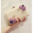 thumbnail image 3 of Sacs à Main Pochette en Cuir PU pour Femmes, Créateur de Mode, Soirée, Luxe, Faits à la Main, Chaîne à Fleurs, Sacs de Mariage, 3 of 5