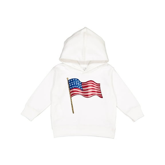 Inktastic American Flag Design Toddler Hoodie