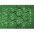 thumbnail image 1 of Ahgly Company Indoor Rectangle Persian Emerald Green Traditional Area Rugs, 4' x 6', 1 of 4