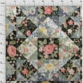 thumbnail image 4 of oneOone Cotton Poplin Black Fabric Florals Sewing Material Print Fabric By The Yard 42 Inch Wide, 4 of 6