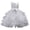 Girl's Dress # White, variant on Xdegoge Princess Dress for Girls Sleeveless Sequin Bodice Layered Ruffle Tulle Skirt Wedding Pageant Gown Bowknot Detail Special Occasion Elegant Appare Size 12 Years