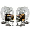 Power Stop Front and Rear Z36 Truck & Tow Brake Pad and Rotor Kit K4119-36
