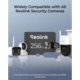 thumbnail image 4 of REOLINK 256GB microSDXC Memory Card, Up to 100MB/s, 4K UHD, U3, A2, V30, Class 10, FAT32, Micro SD Card Fully Compatible with Reolink Security Camera, Reolink PoE/WiFi/Battery Doorbell, 4 of 6