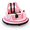 Pink, variant on Alpha Joy Bumper Car for Kids Ages 3-8 12V Electric Ride on Car w/Remote Control, LED Lights, Bluetooth Music, 360° Spin, Battery Car in 2 MPH with Stickers, Red