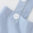 thumbnail image 6 of MEZZALL Boys Outfits Sets Toddler Suspenders Romper With Short Sleeve Shirt Comfortable Pure Color Overalls For Everyday Cozy Baby Dailywear, 6 of 7