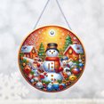 thumbnail image 4 of Colgantes Artísticos Cgtredaw Con Diamantes Imitación Forma Especial Navidad Muñeco Nieve, 4 of 9