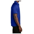 thumbnail image 3 of Yellow Rooster Men's Short Sleeve Dry Zone Raglan Male Polo Shirt True Royal XS, 3 of 5