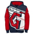 thumbnail image 2 of Toddler Navy Cleveland Guardians Postcard Full-Zip Hoodie, 2 of 3